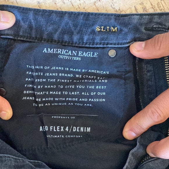 Mens American Eagle Outfitters extreme flex 4 Slim Fit Jeans Size W28 L30 - Picture 4 of 6